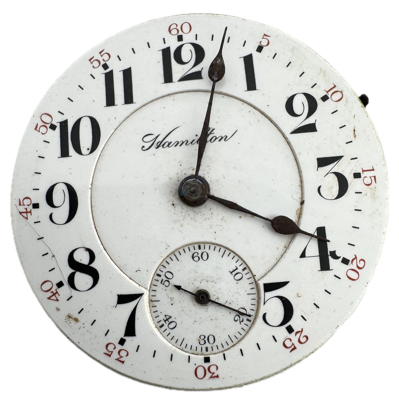 Antique 18s 1912 Hamilton 21 Jewel Railroad Pocket Watch Movement 940 USA