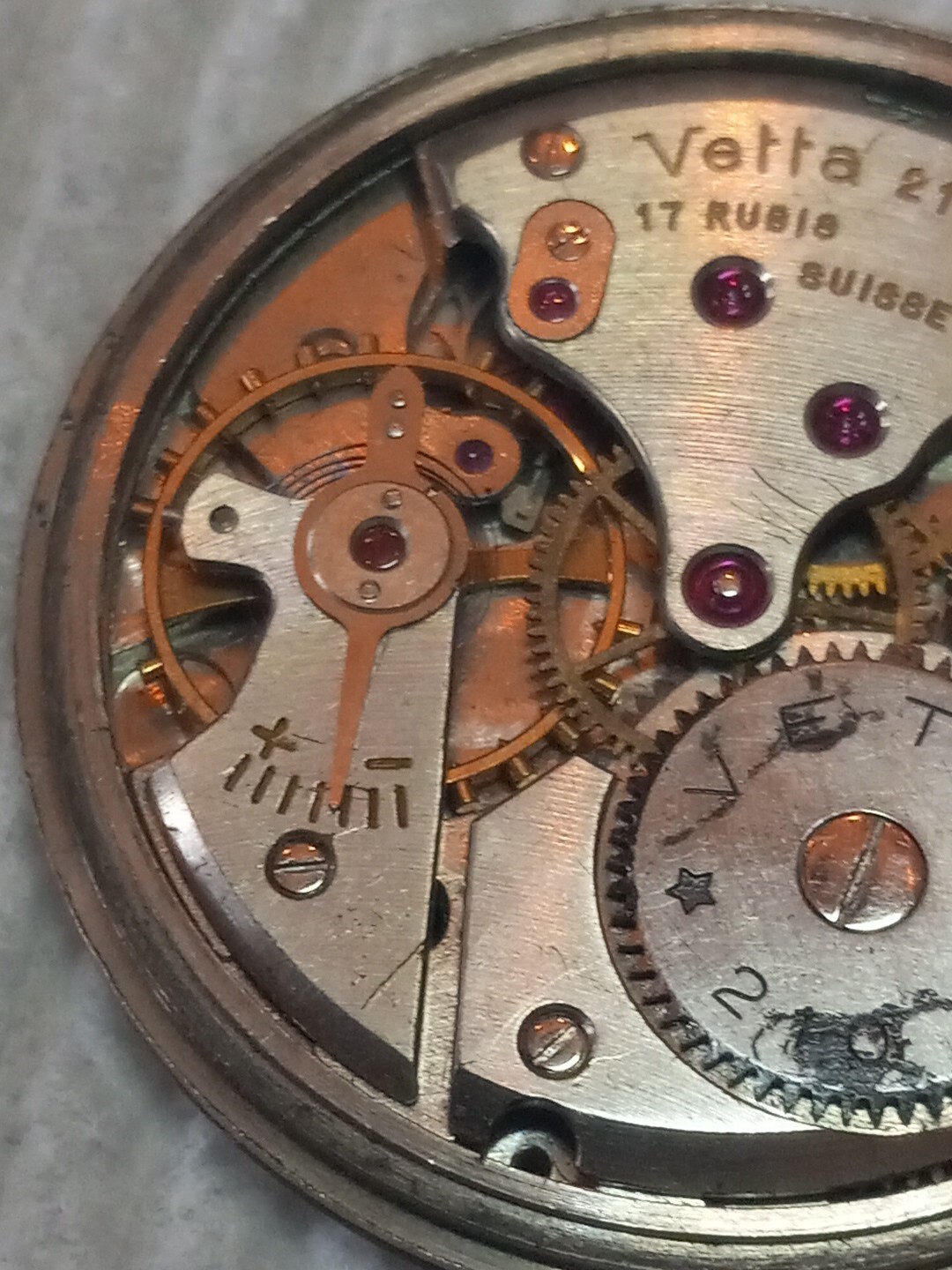 VINTAGE MEN’S VETTA 210 WRIST WATCH MOVEMENT, As Is