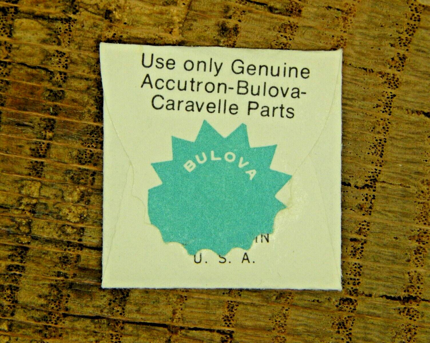 Genuine Bulova 1352.10 Date Jumper 596 Watch Part NEW OLD STOCK