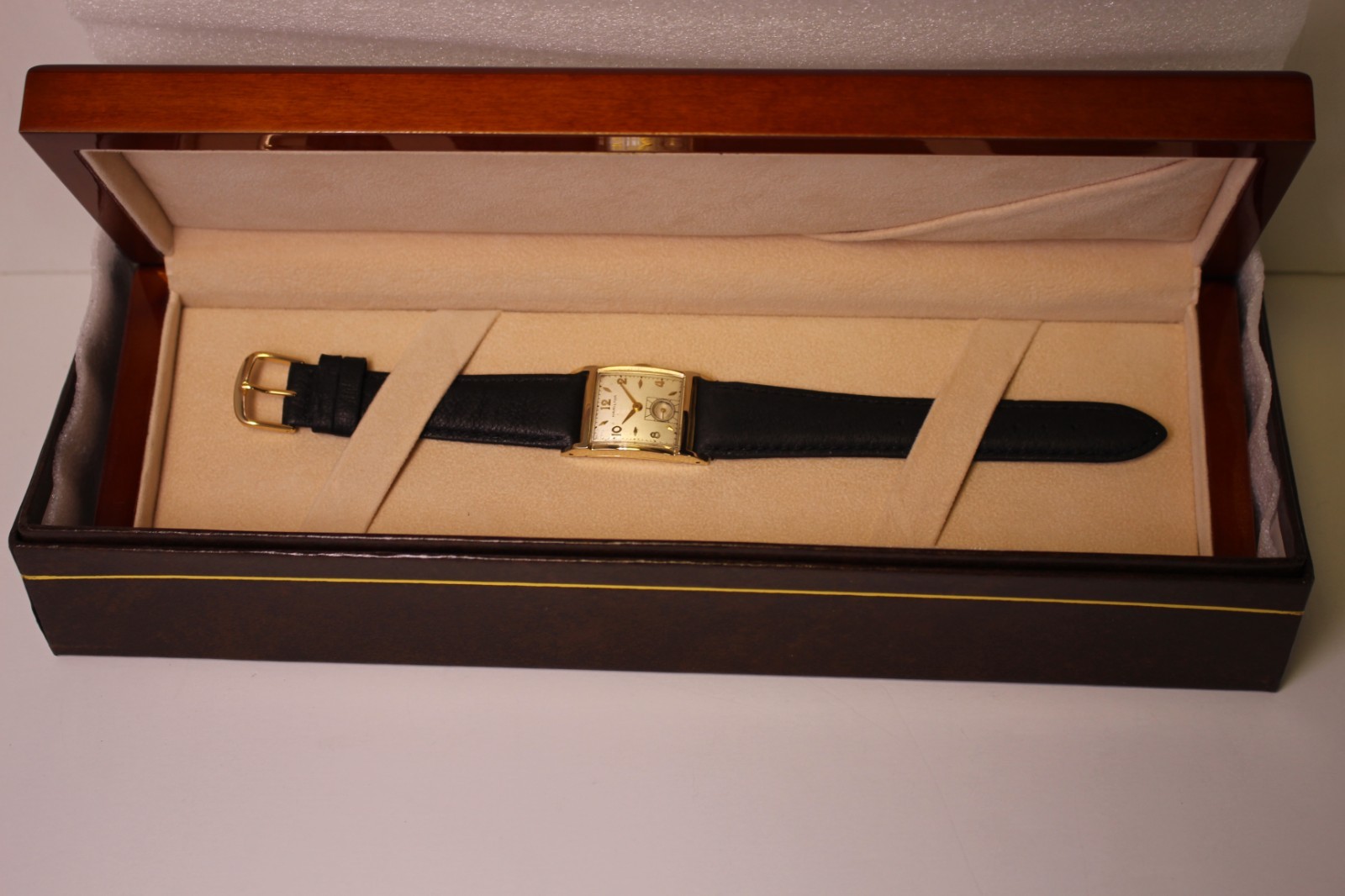 Vintage Hamilton W/W “STAFFORD” 14k Solid Gold Mens Wristwatch Running A+A+