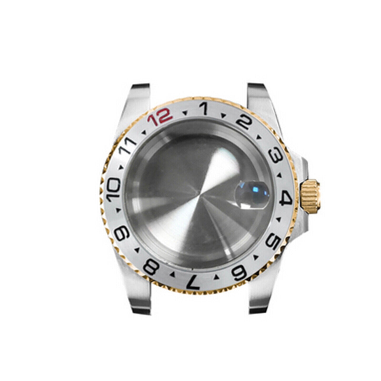 40MM Glass Watch Case Stainless Steel Case Watch for NH35/NH36 Watch Movement