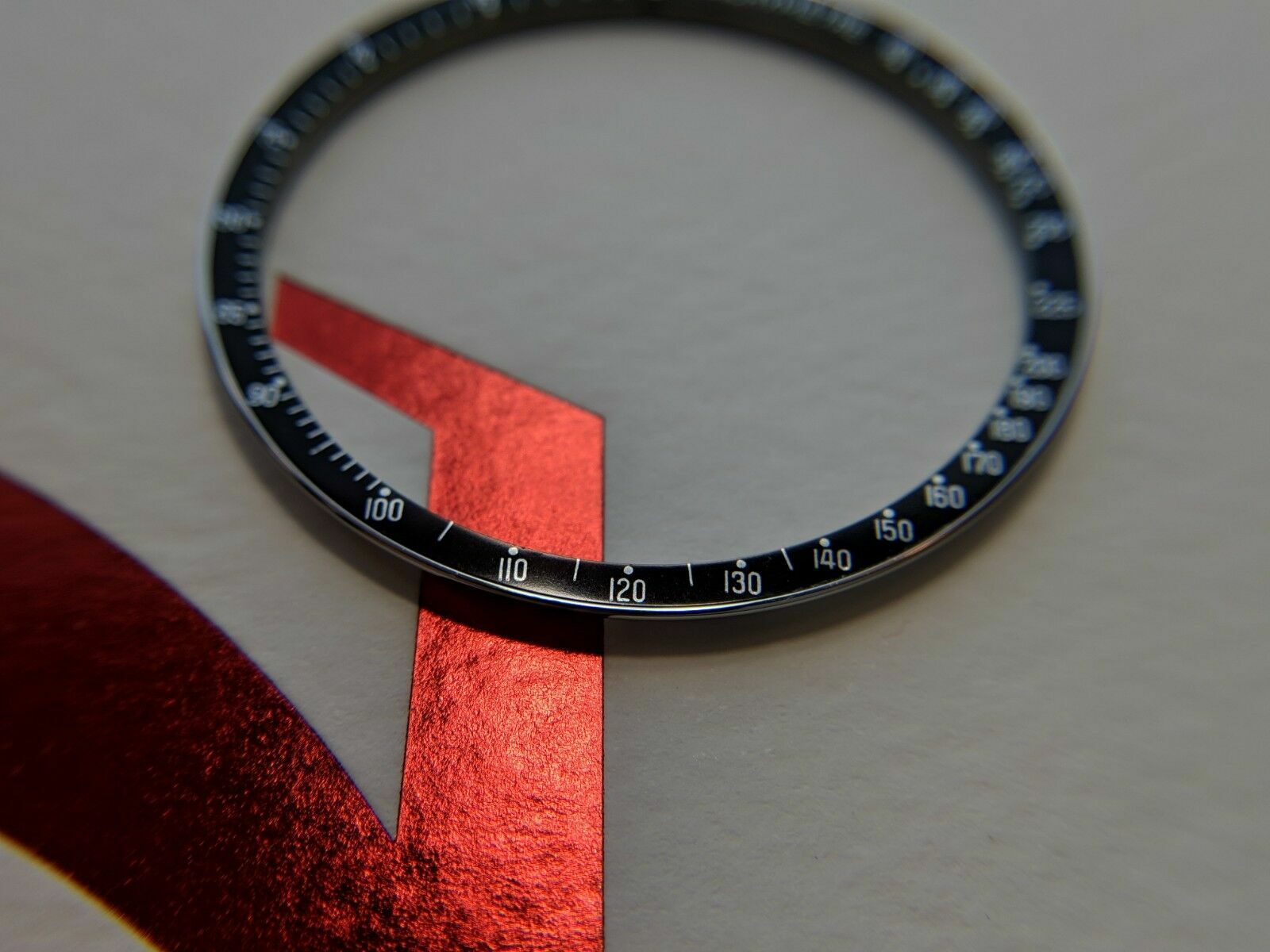Aftermarket DON “Dot Over Ninety” Tachymeter Bezel for Omega Speedmaster