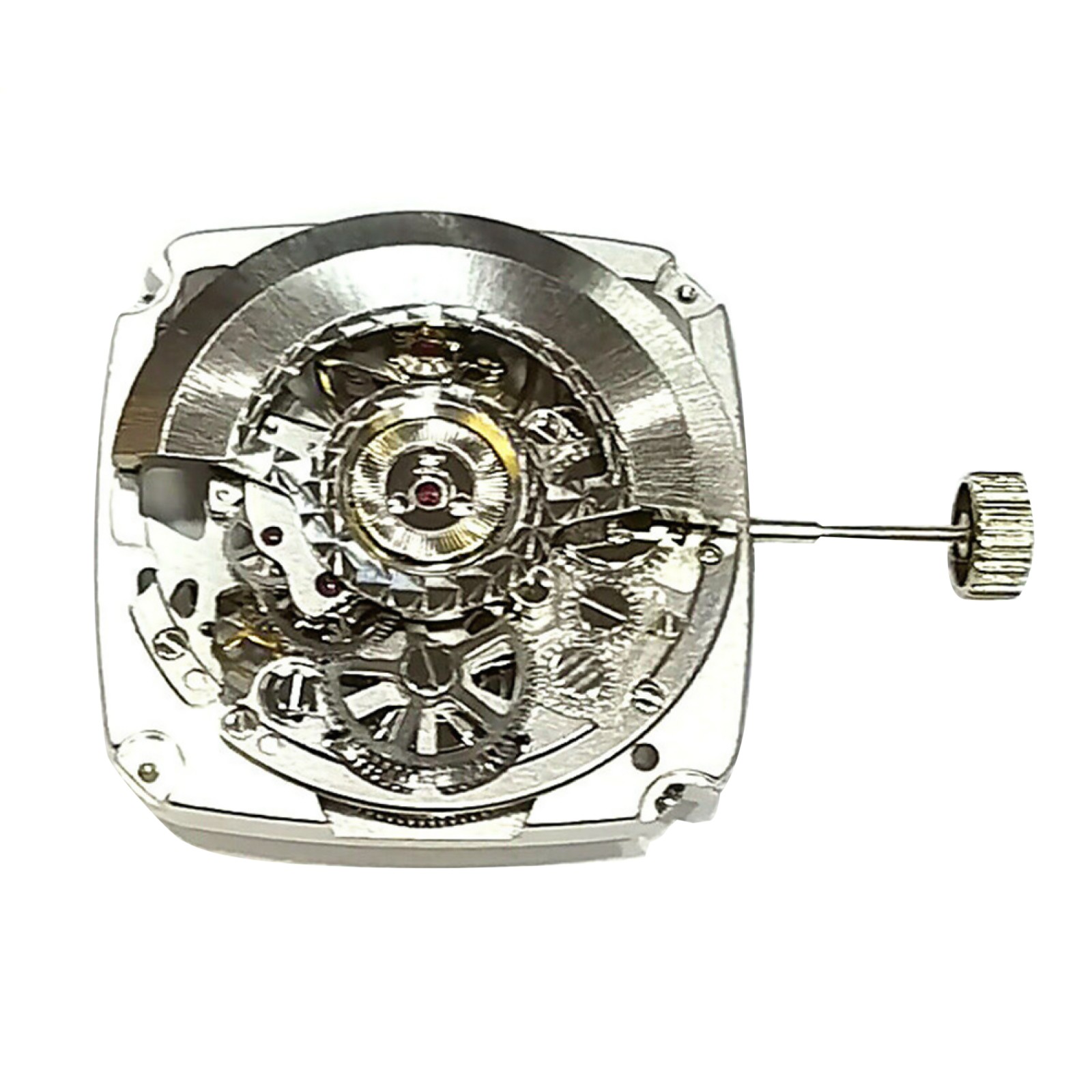 25 Jewels 3 Hands Hollow Automatic Mechanical Watch Movement For Tianjin ST25