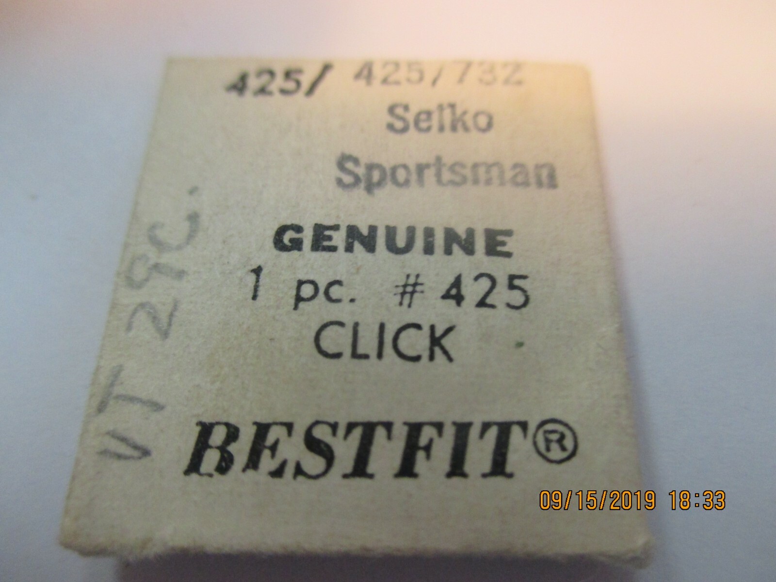 SEIKO SPORTSMAN 425/732 CLICK SPRING NOS