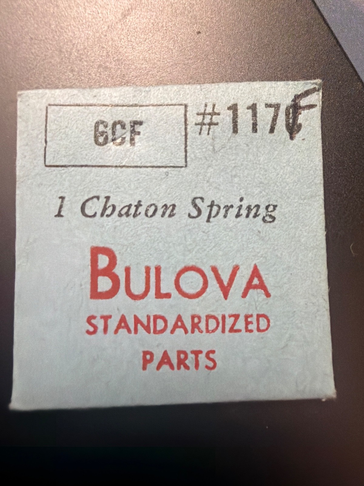 Bulova Shock Parts – #111 #111C-112C #111B-112B #111F-112F #112D #117F