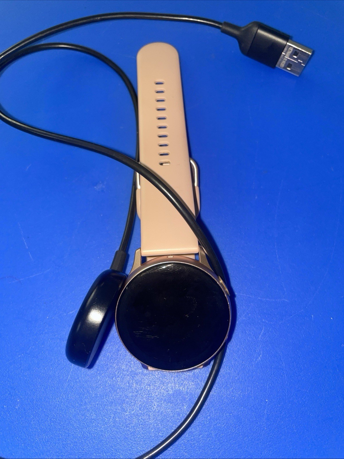 Samsung Galaxy Watch Active 2 Pink and Charger Size S/M – Works