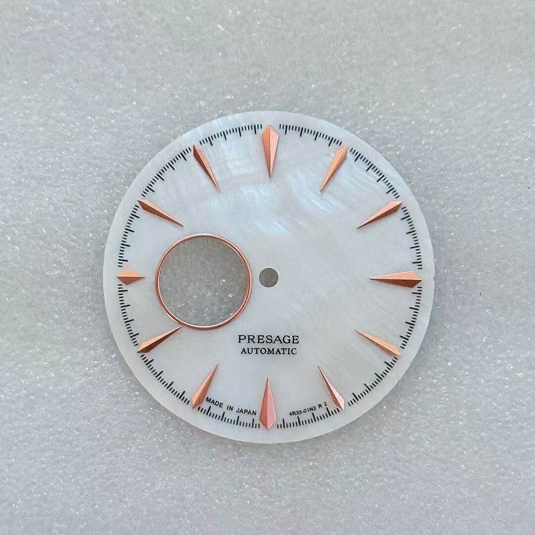 35mm Hollow Out Fritillaria Watch Dial No Lume for Nh38 Nh70/72 Movement Parts