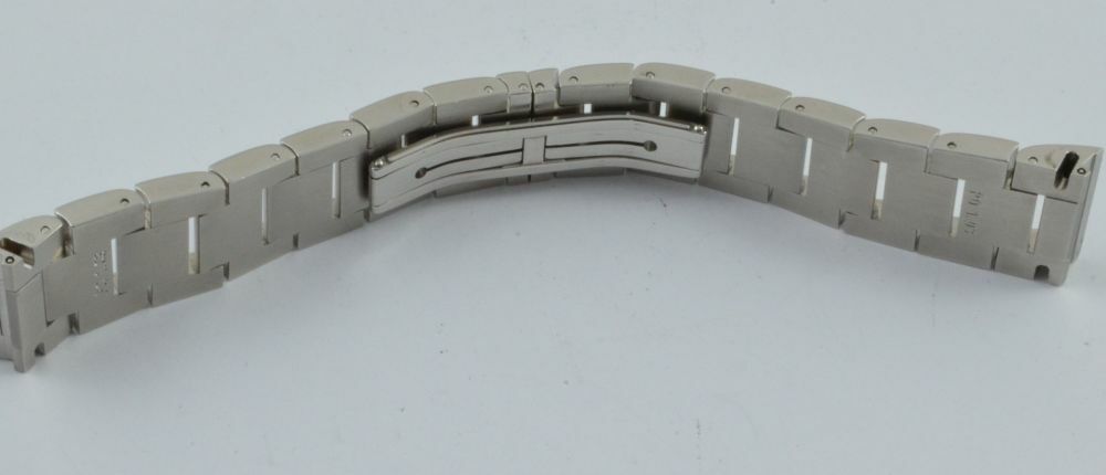 Bulgari Damen Stahl Armband 18Mm Für Rettangolo Stahl/Stahl Top Zustand