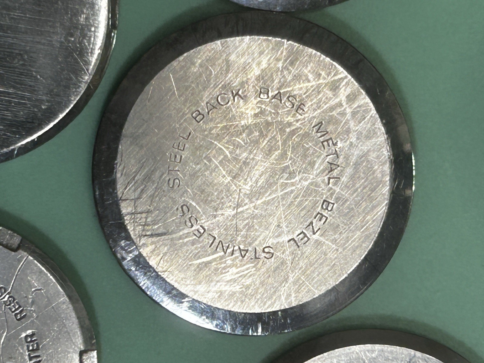 Watch Case Backs – Total of 54 – Various Brands – 1 Lot – 22.4mm – 46.8mm