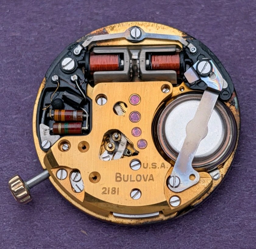 Genuine Gents Bulova Accutron (cal 2181) Movement in Running Order