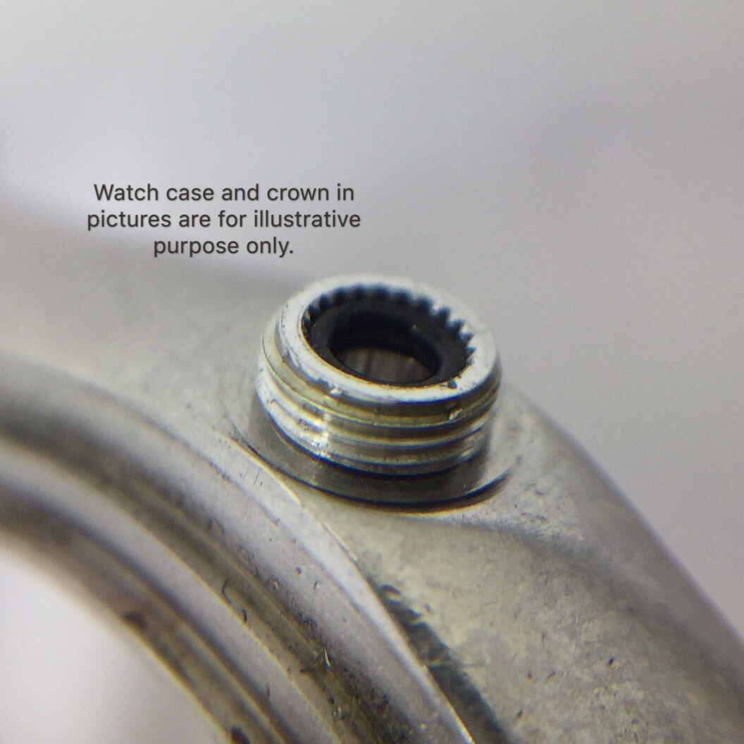 Case Crown Tube with Gasket for Rolex 5.3mm crown, 6694 Oysterdate 6424, 6444