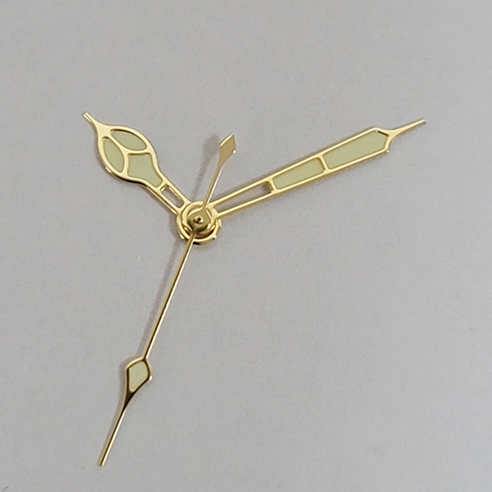 Green Luminous Watch Hands Silver/Gold Edge Hands For NH35/NH36/4R/7S Movement