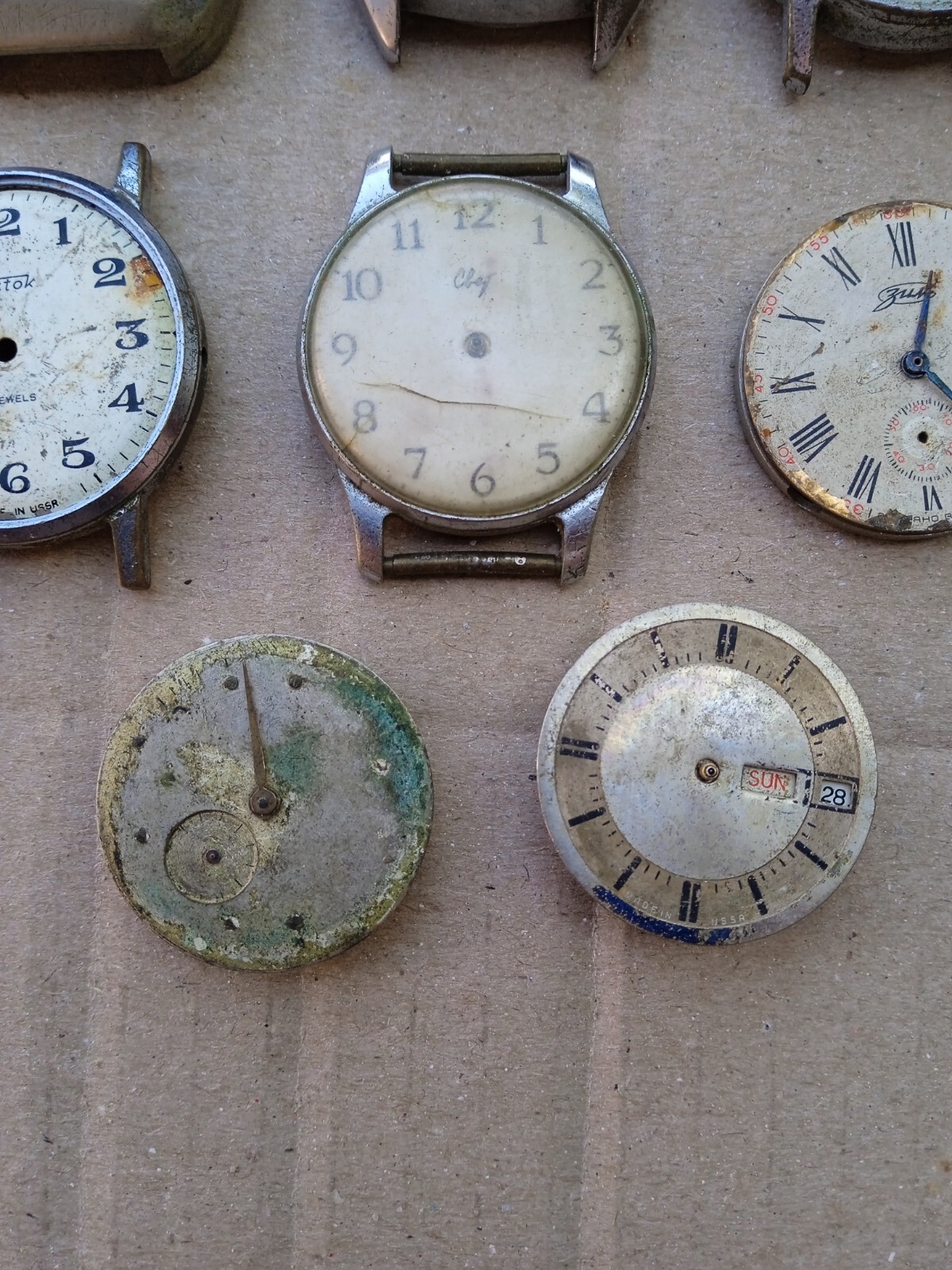 USSR Watch Svet Vostok Zim Pobeda for spare parts non-working