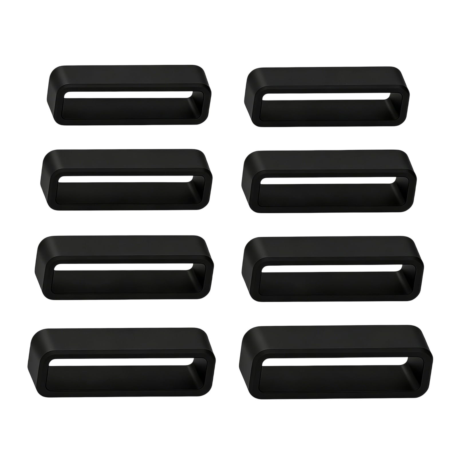 8 Pack Rubber Watch Band Loop Silicone Watch Strap Loops Replacement 12mm 14m…