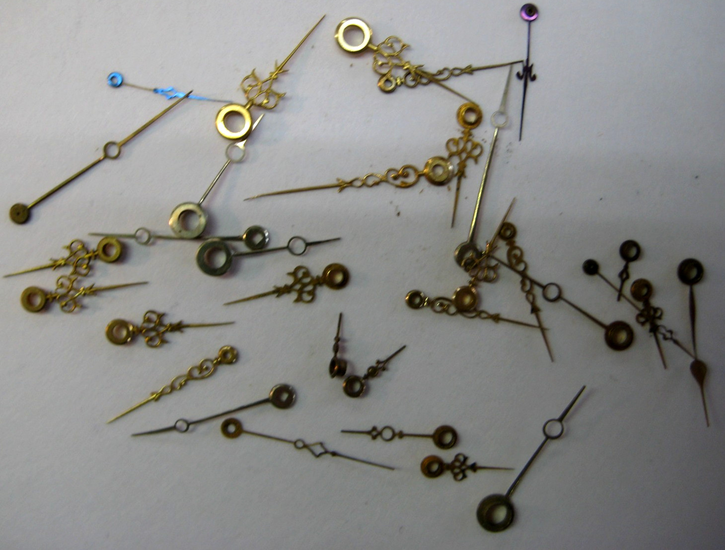 Lot 34 Vintage ~ Pocket Watch HANDS ~ Hour Minute ~ LOUIS XIV & Many OTHER