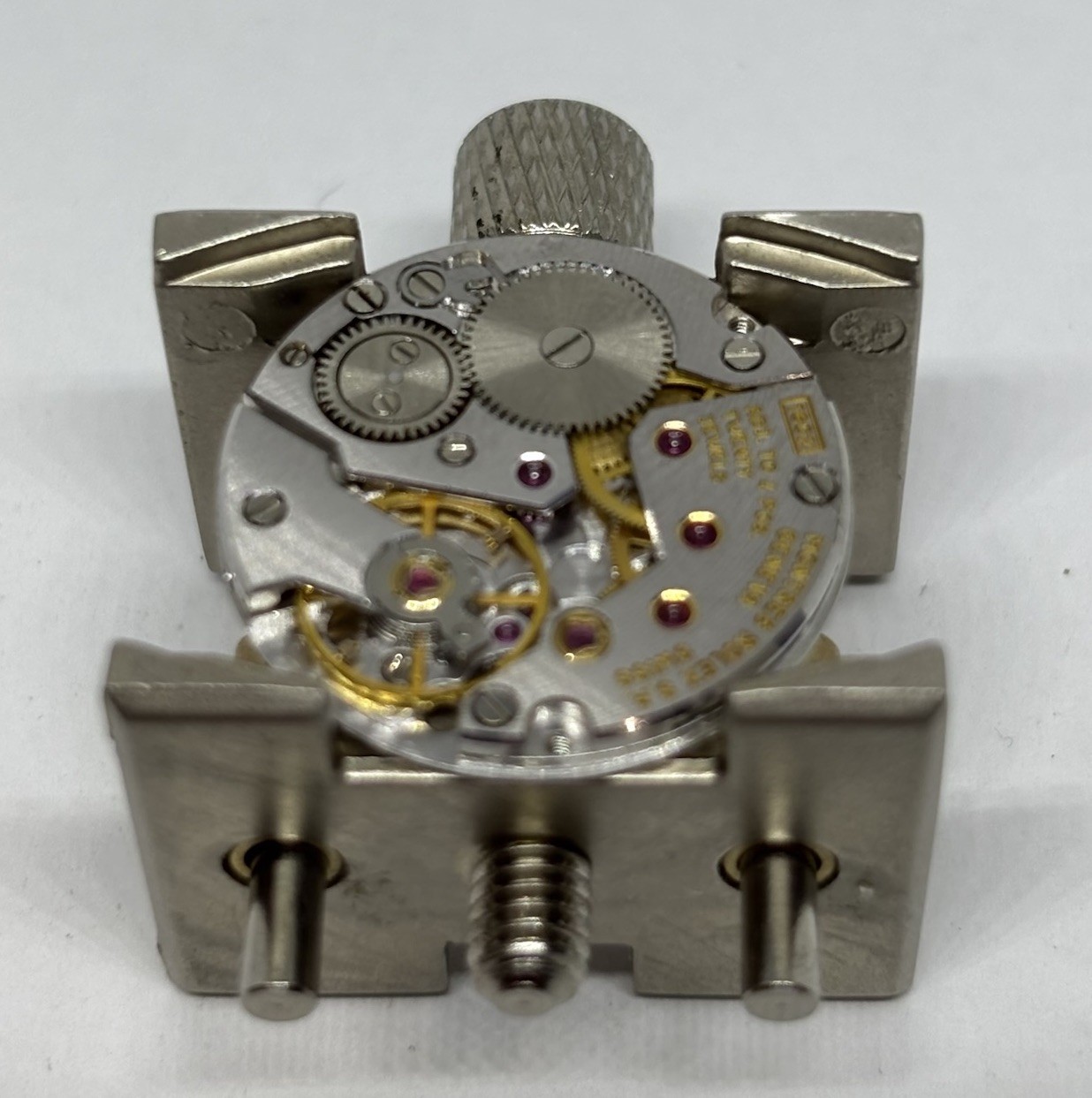 Authentic ROLEX CELLINI Cal. 1602 Movement Manual Wind Good Balance Not Running