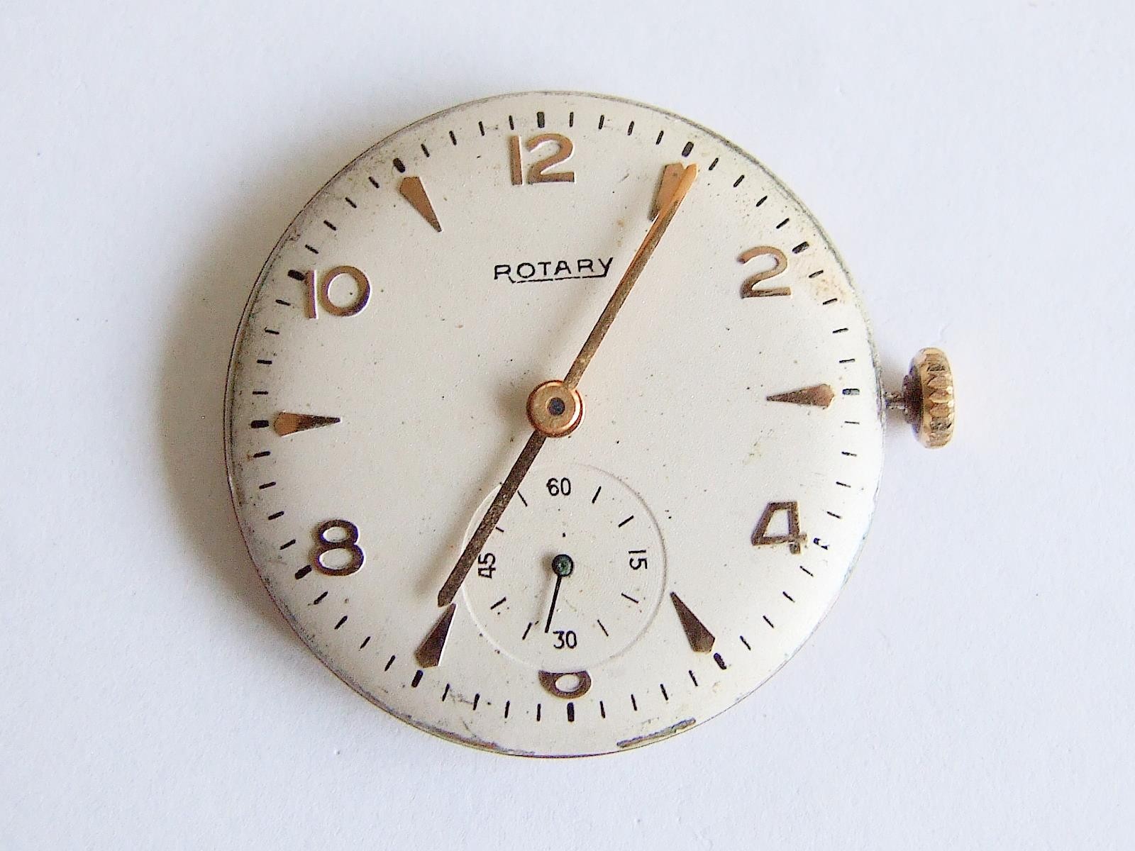 AS 1123/1124 Rotary watch movement working