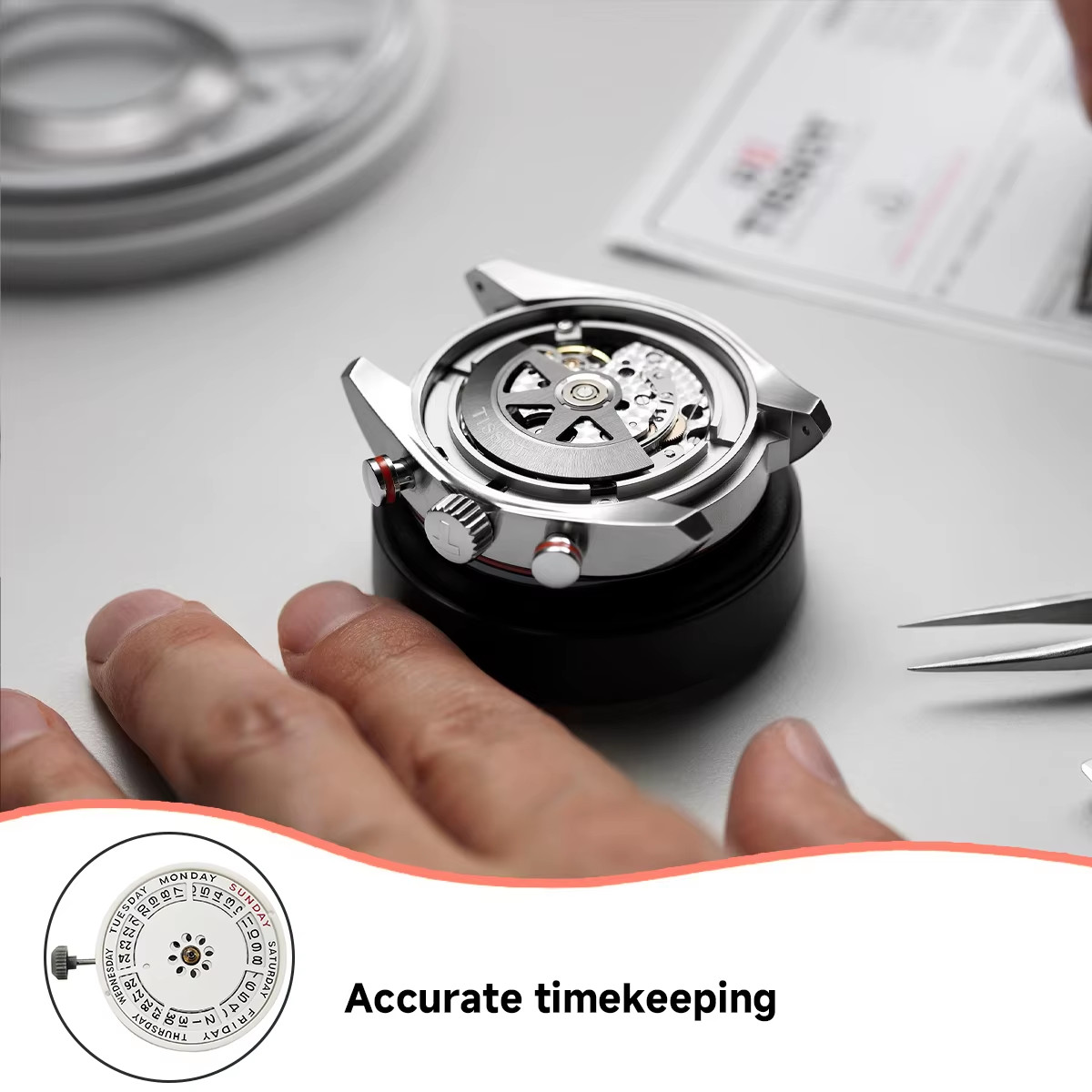 High-Precision 8285 Movement Dual Calendar White Movement 8285 Automatic Mechani