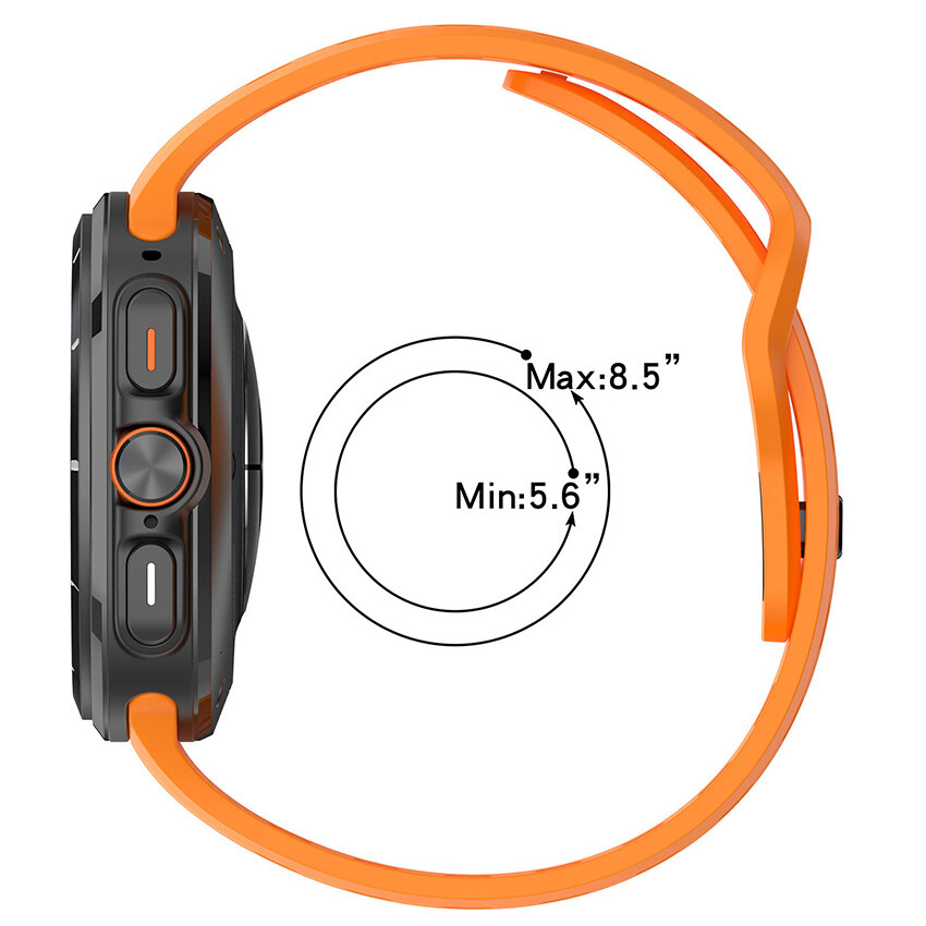 For Samsung Galaxy Watch7 Ultra 22MM Breathable Silicone Wristband Belt Strap