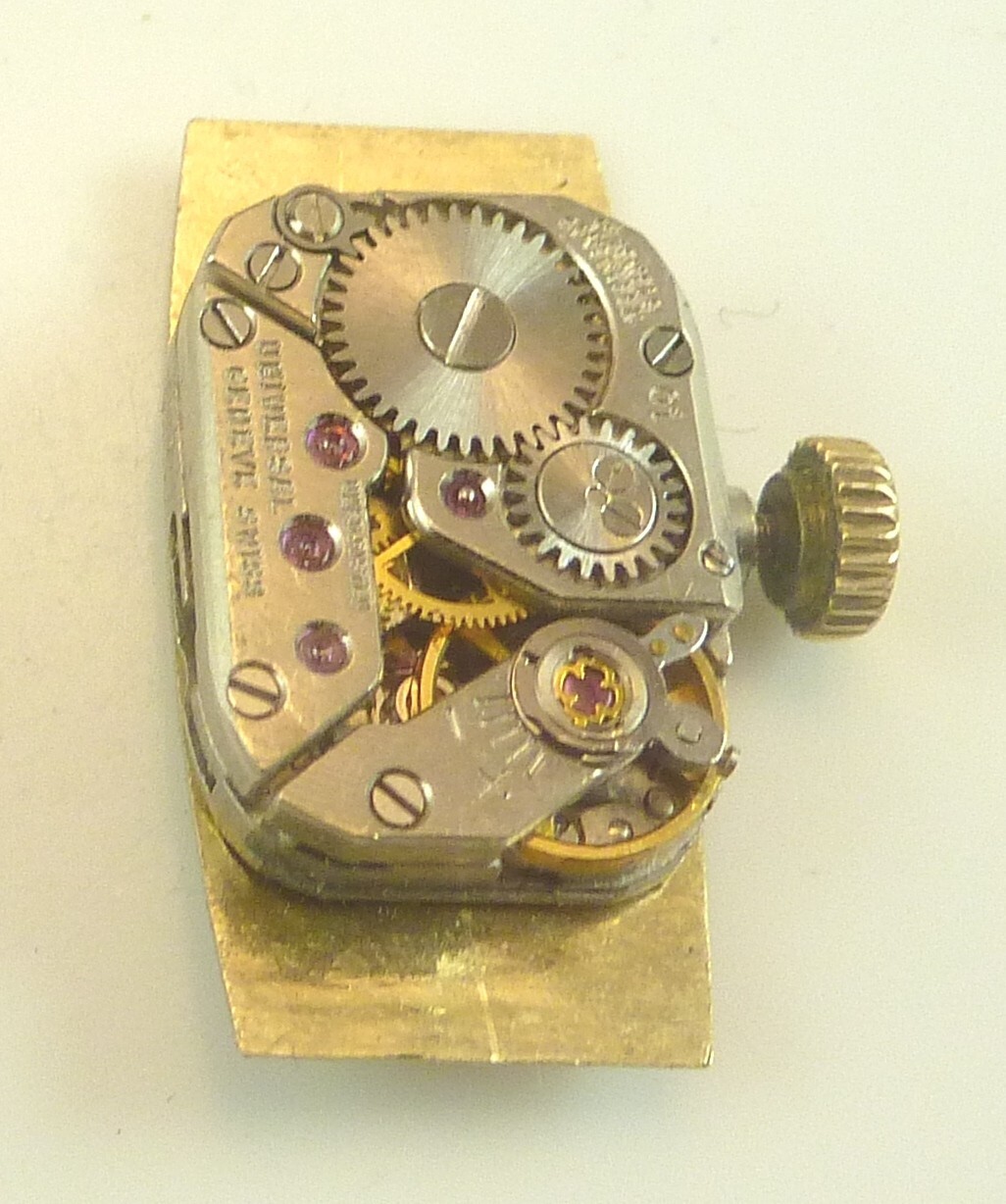 Universal Geneve LDS 17 J Wrist Watch Movement – Good Balance – Parts / Repair