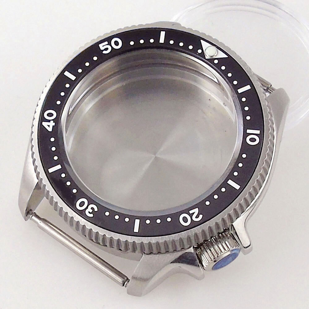 37mm Sapphire Glass Watch Case For NH35 NH36 ETA 2824 movement MOD SKX 013
