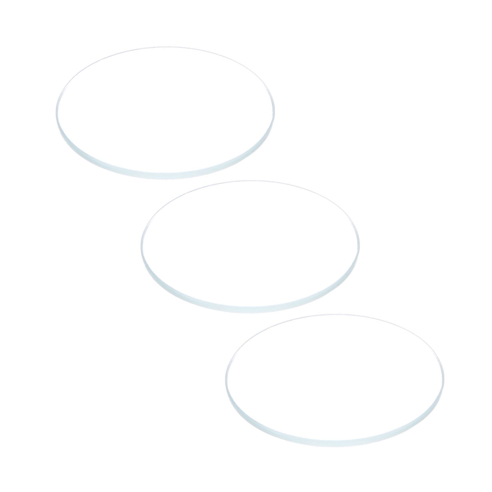 3pcs Watch Glass Crystal Lens, 29mm Dia. 1.1mm Thick Double Dome Watch Glass