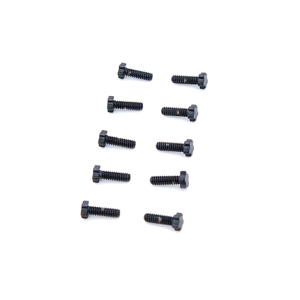 10 Piece 5.3mm 2.4mm 1.35mm 5 Star Black Screws For Richard Mille Watch Case