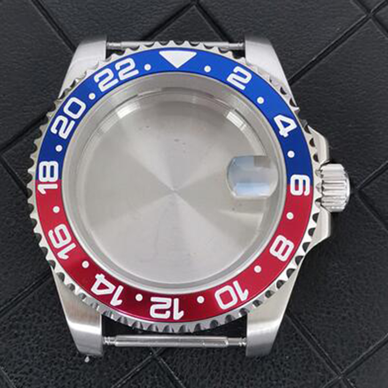 Watch Case Water Ghost Tense Bottom Case Bezel Sapphire Glass for NH34 Movement