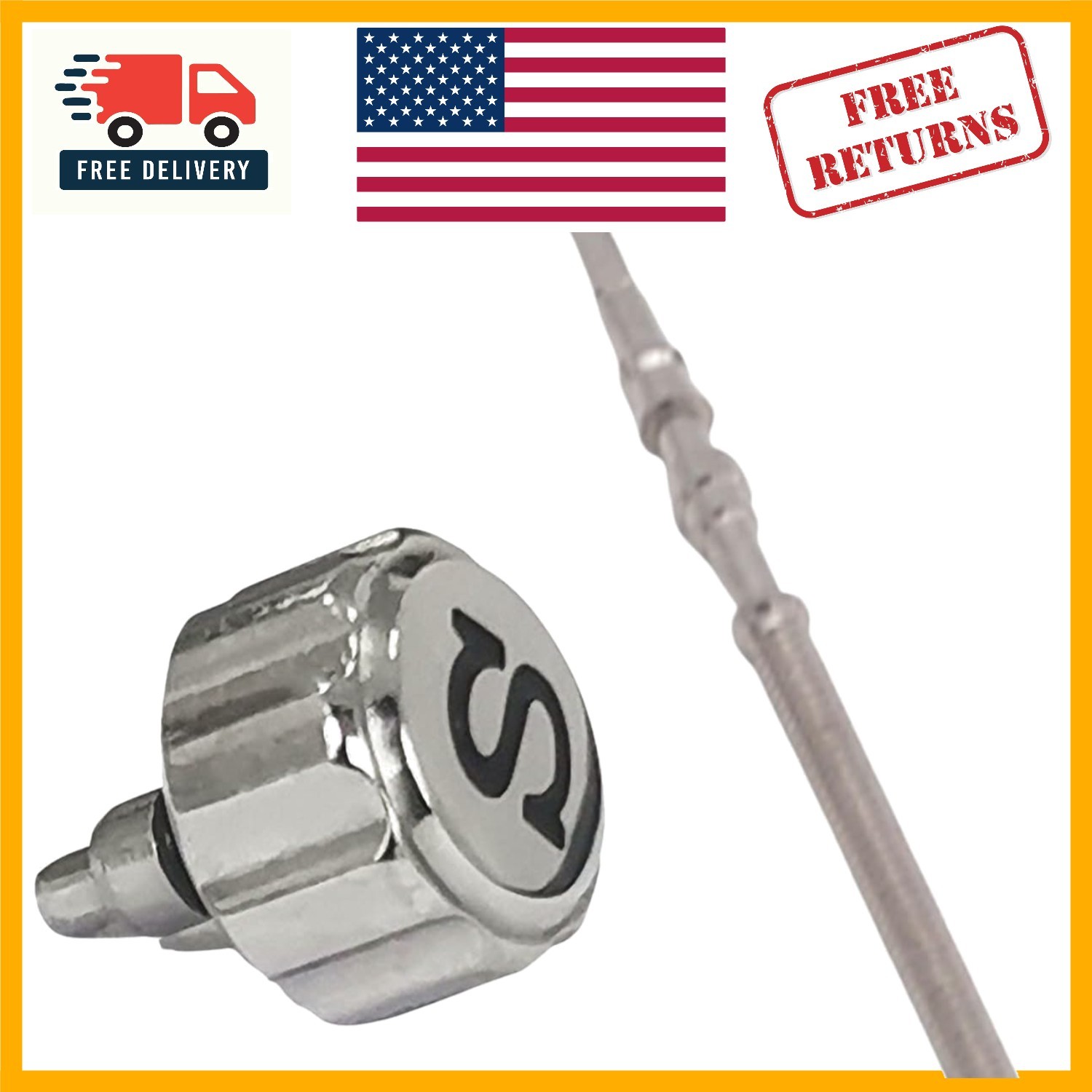 Unisex Stainless Steel Watch Crown for NH35/4R36 – Perfect Modification Part