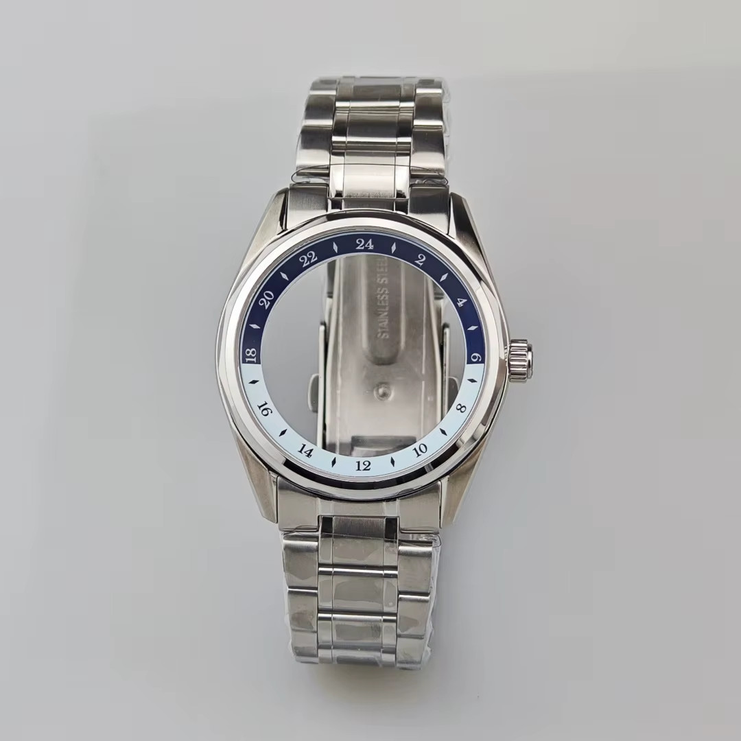 39.5Mm Watch Arabic Bezel Case Fit 28.5Mm Dial for Seiko Grand GMT NH35/36/34/4R