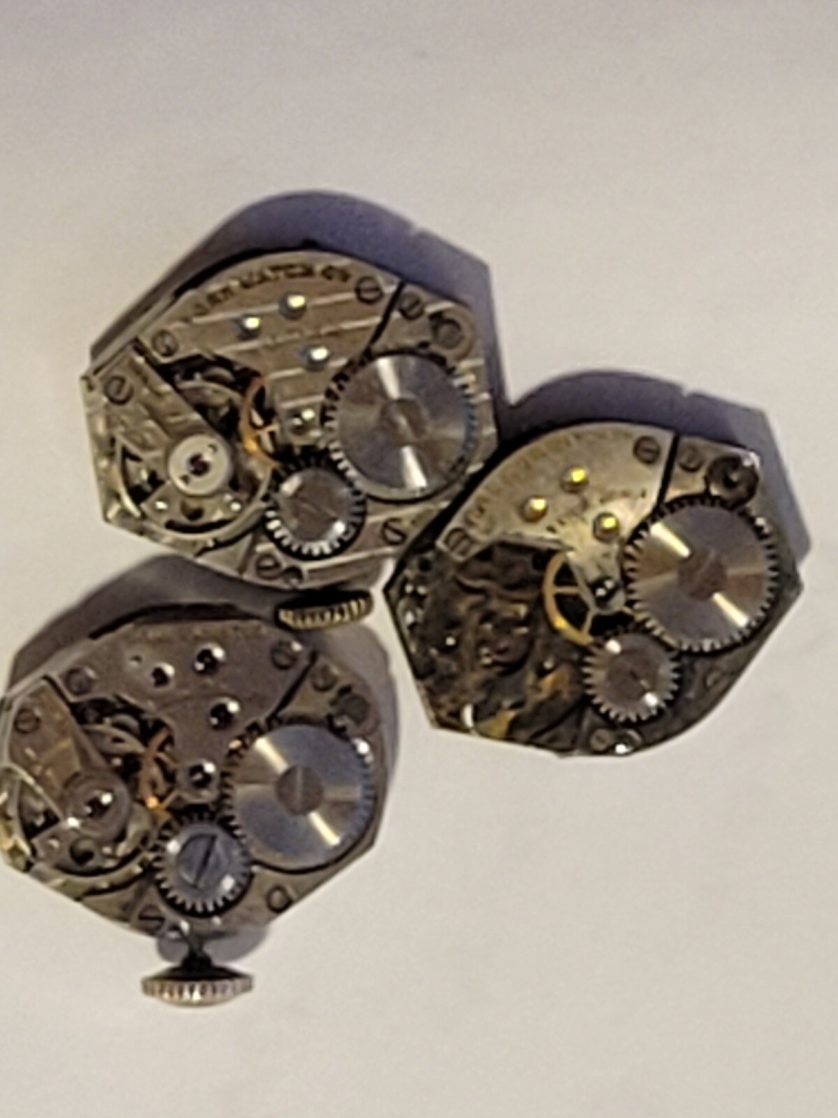 Two Unitas 190 movements plus one partial Unitas 190 movement.