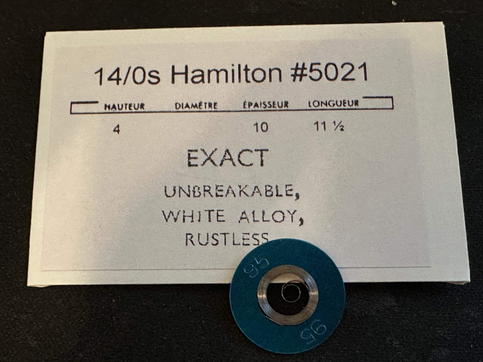 Hamilton 14/0s Mainspring No. 5021 / 718440 (EXACT) – Alloy