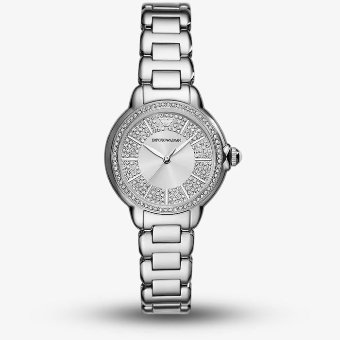 Spare 12mm Silver Link & Pin Bar For Emporio Armani Ladies Mia 32mm AR11632
