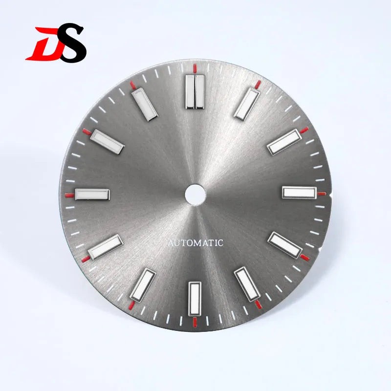 DS Matte 28.5mm Sunburst Dial BGW9 Orange-Index NH35 SKX007/009 Can Custom Logo