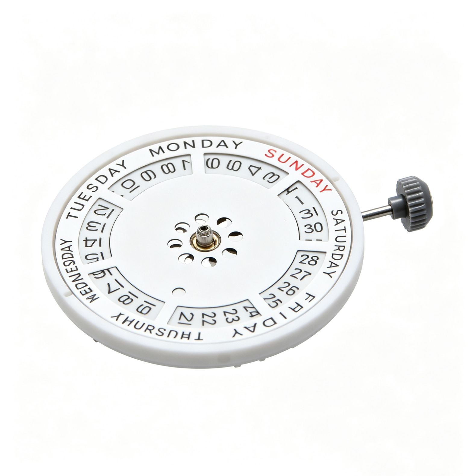 21 Jewels Double Calendar Mechanical Watch Movement For Miyota 8285 Repairing