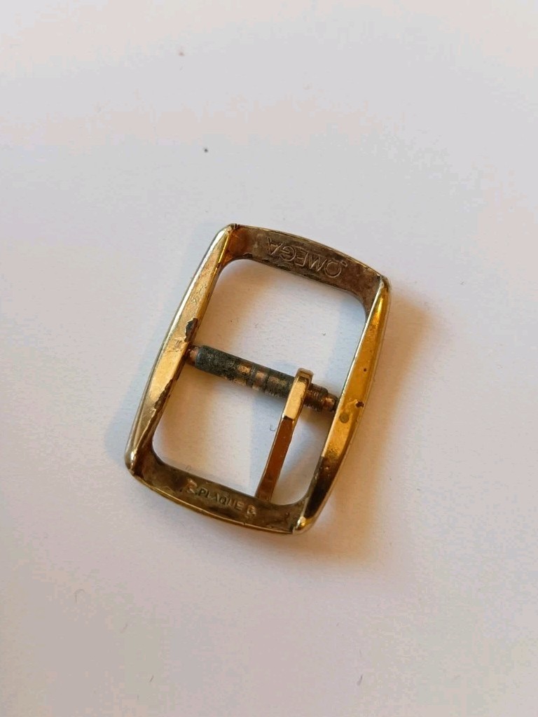 Omega Watch Buckle Vintage Gold 12mm Steel Watch Buckle