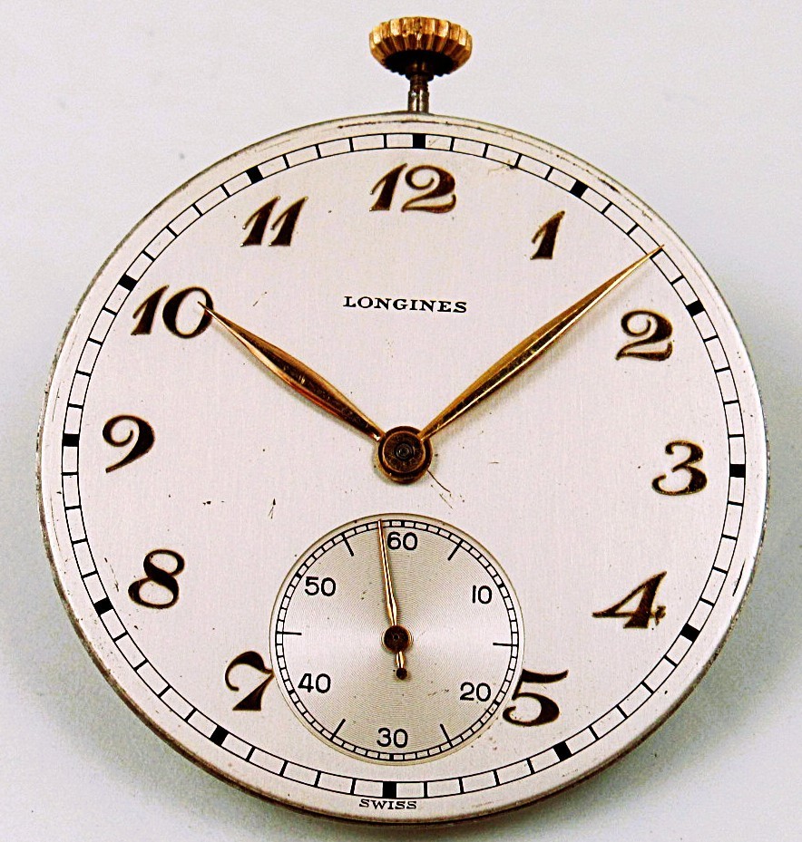 10s Longines Watch Co. Swiss Cal.17LU 18.95M HG Open Face Movement, Great Runner