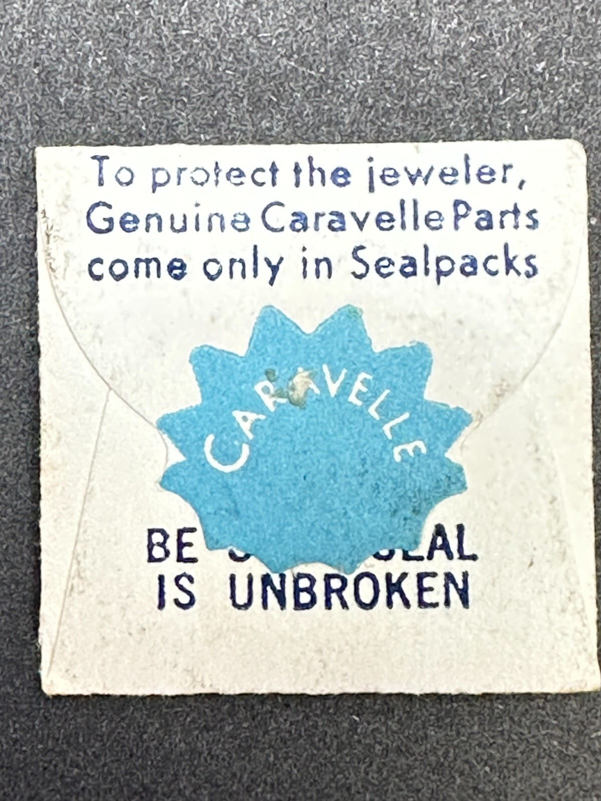 CARAVELLE BY BULOVA STANDARDIZED PART BALANCE STAFF RO #56 22
