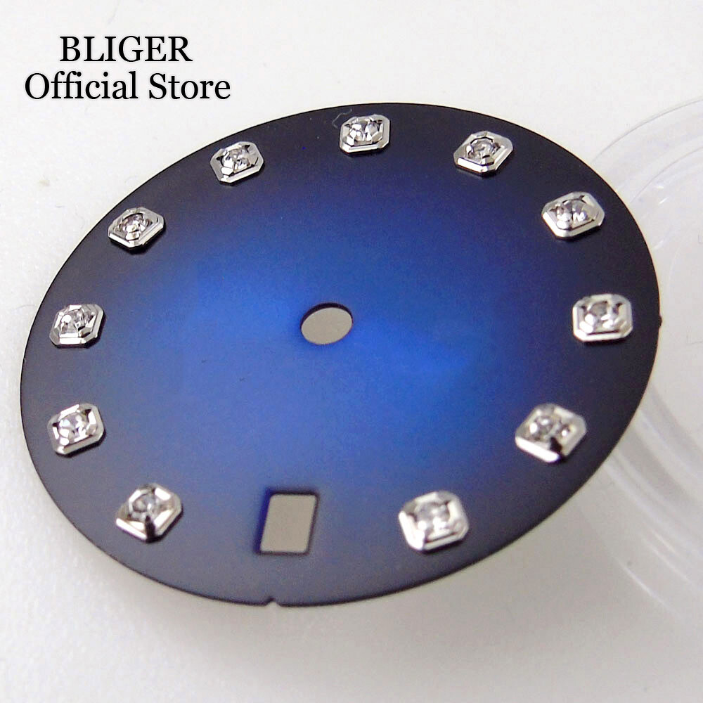 29mm Watch Dial Watch Face Fit NH35A NH36A Automatic Movement Diamond Index Date