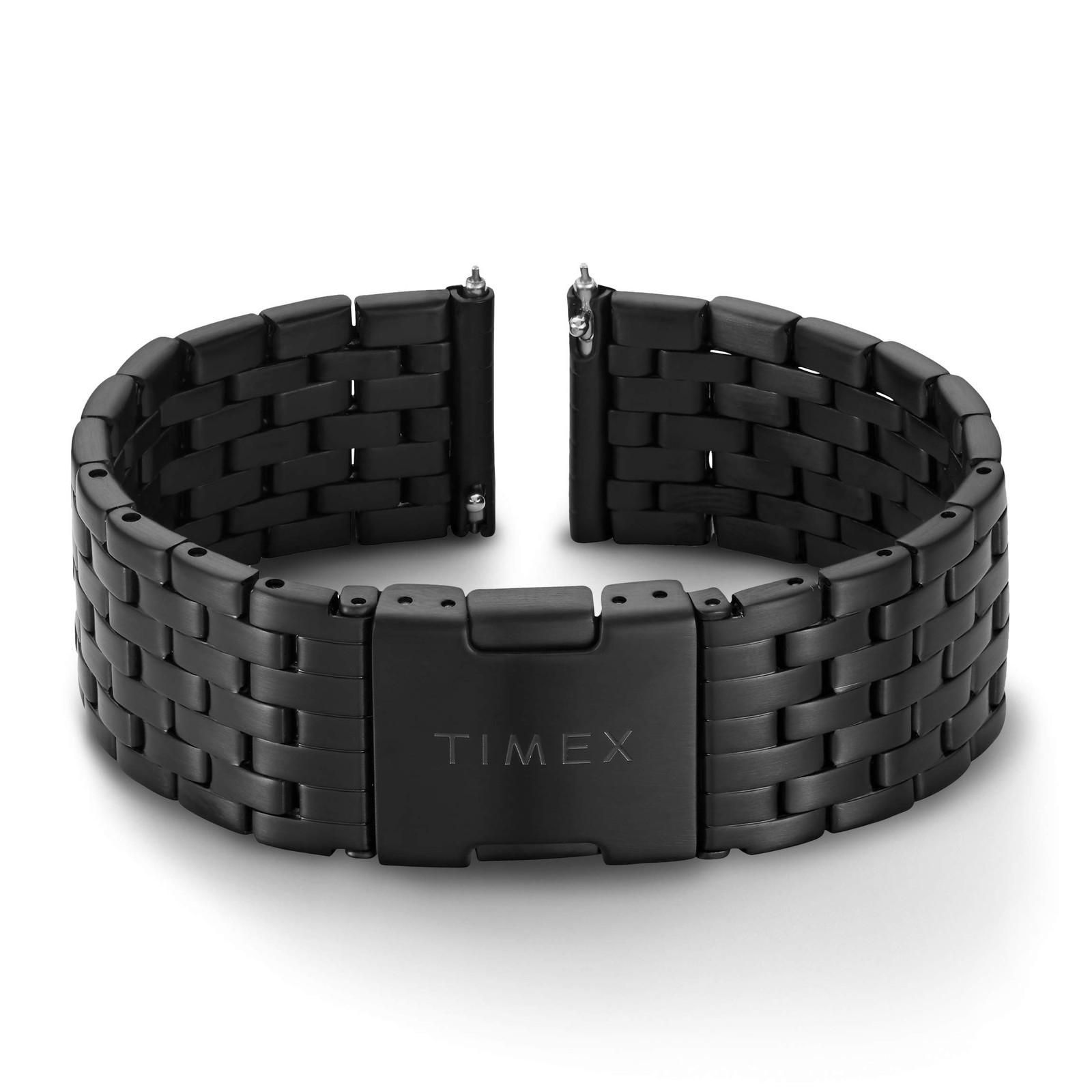 Timex 20mm Stainless Steel Quick-Release Bracelet – Silver-Tone with Deplo