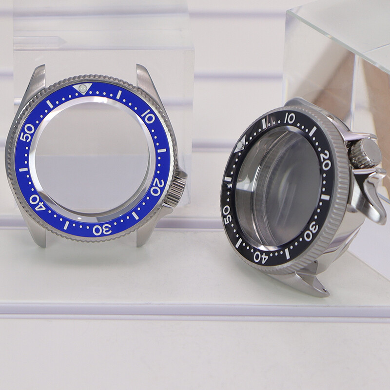 38mm sapphire glass Watch case parts Ceramic bezel For Seiko NH35 NH36 Movement