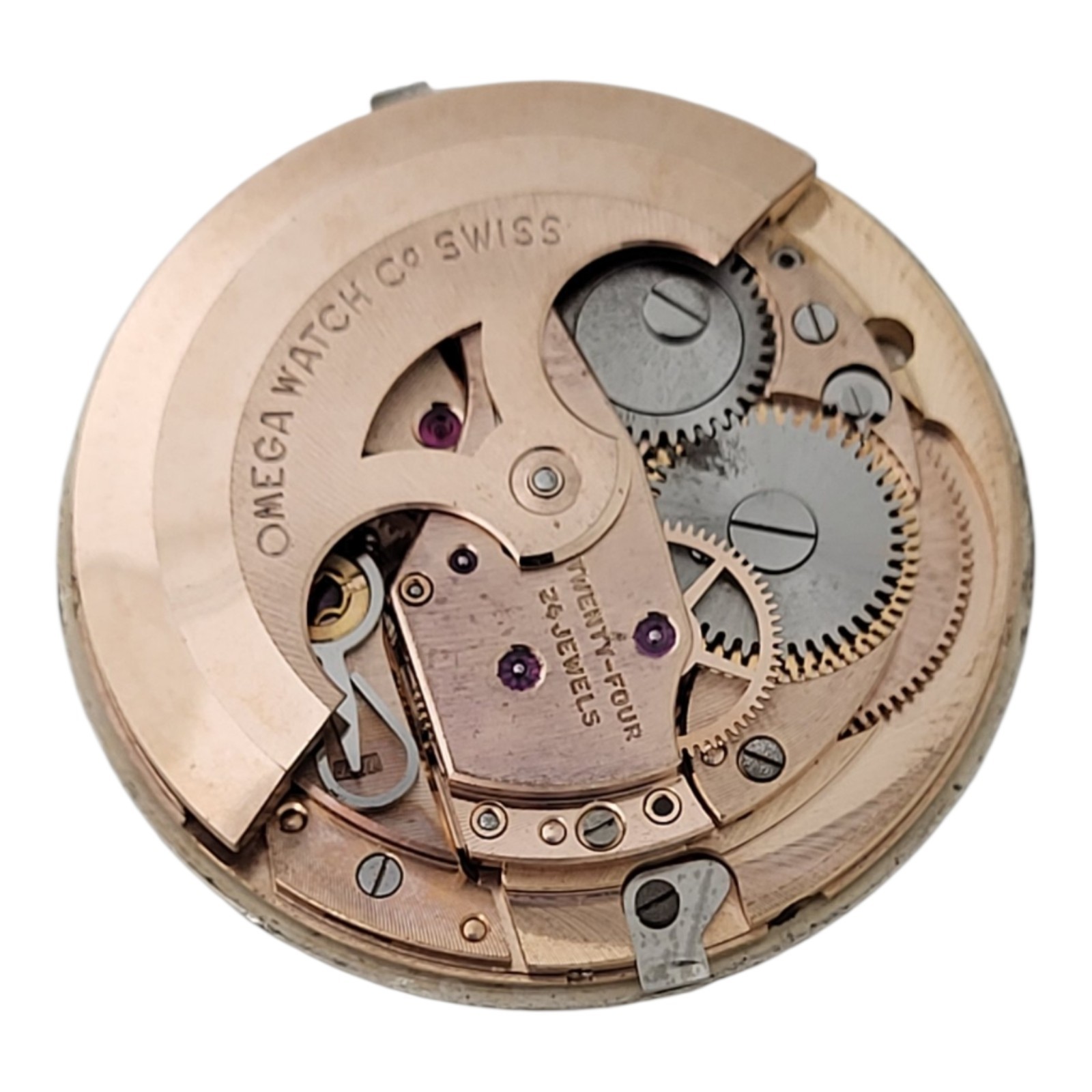 Omega Seamaster De Ville Automatic: Movement, dial, and hands (Caliber 552) in p