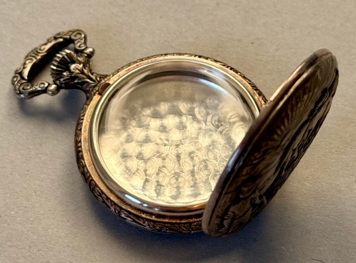 POCKET WATCH CASE ETA UNITAS 6497 / 6498 FARMER 48MM NOS STOCK 70/80s SWISS MADE