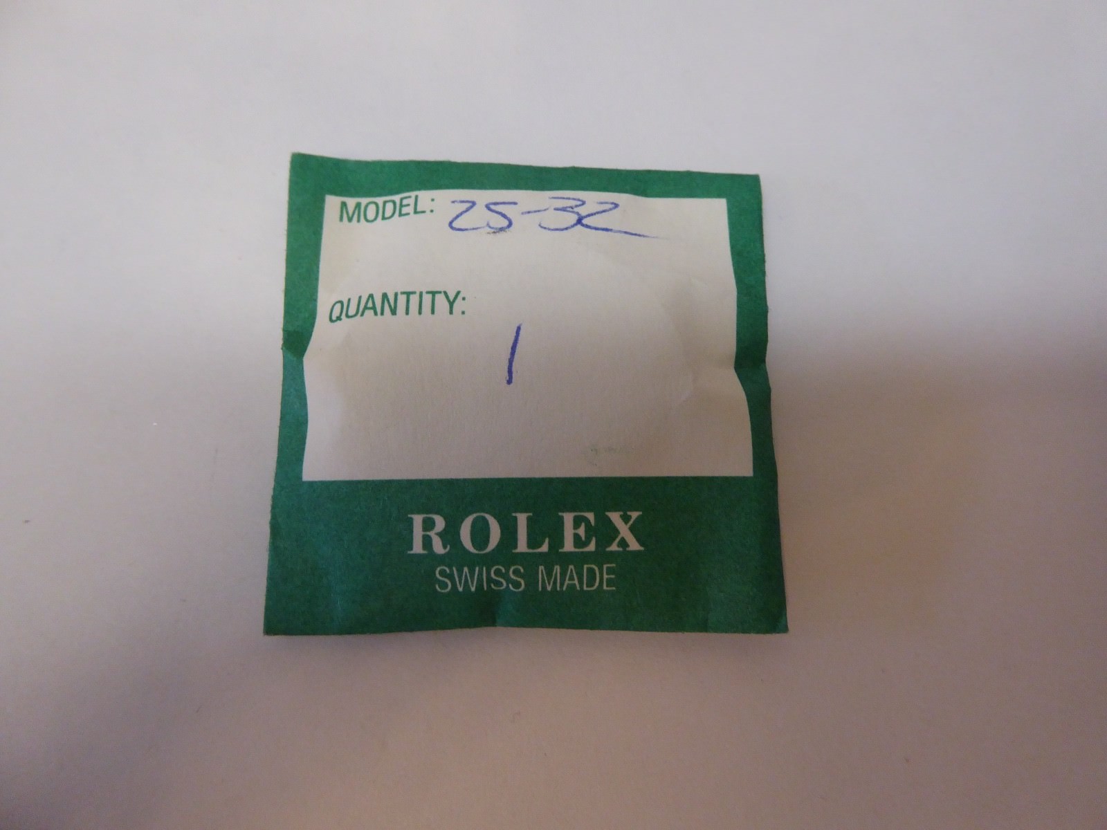 Genuine Rolex NOS Crystal 25-32 Ref 1019 Milgauss New In Sealed Paper Package