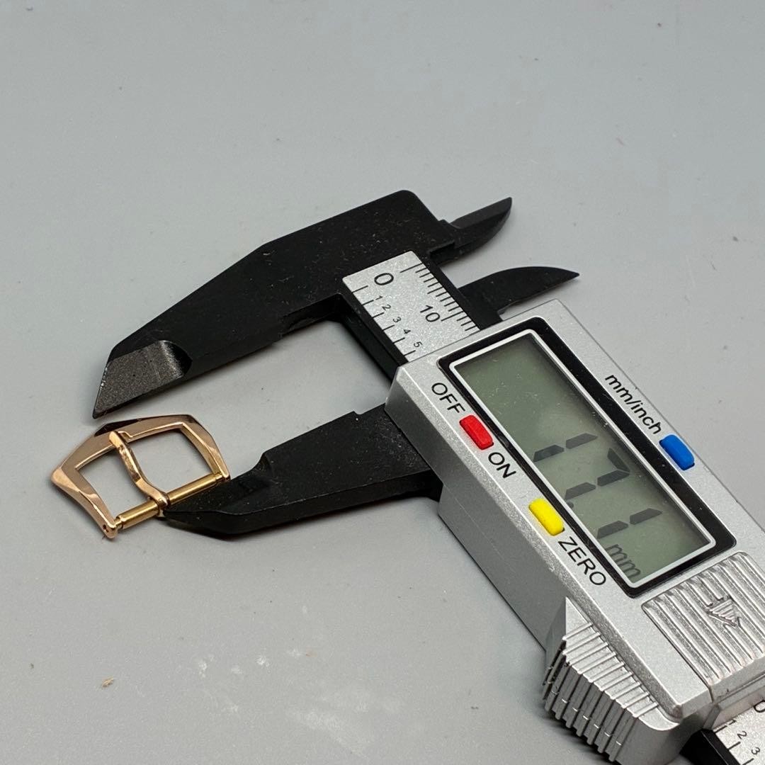 PATEK PHILIPPE 18K Rose Gold Tang Buckle Original 16 mm