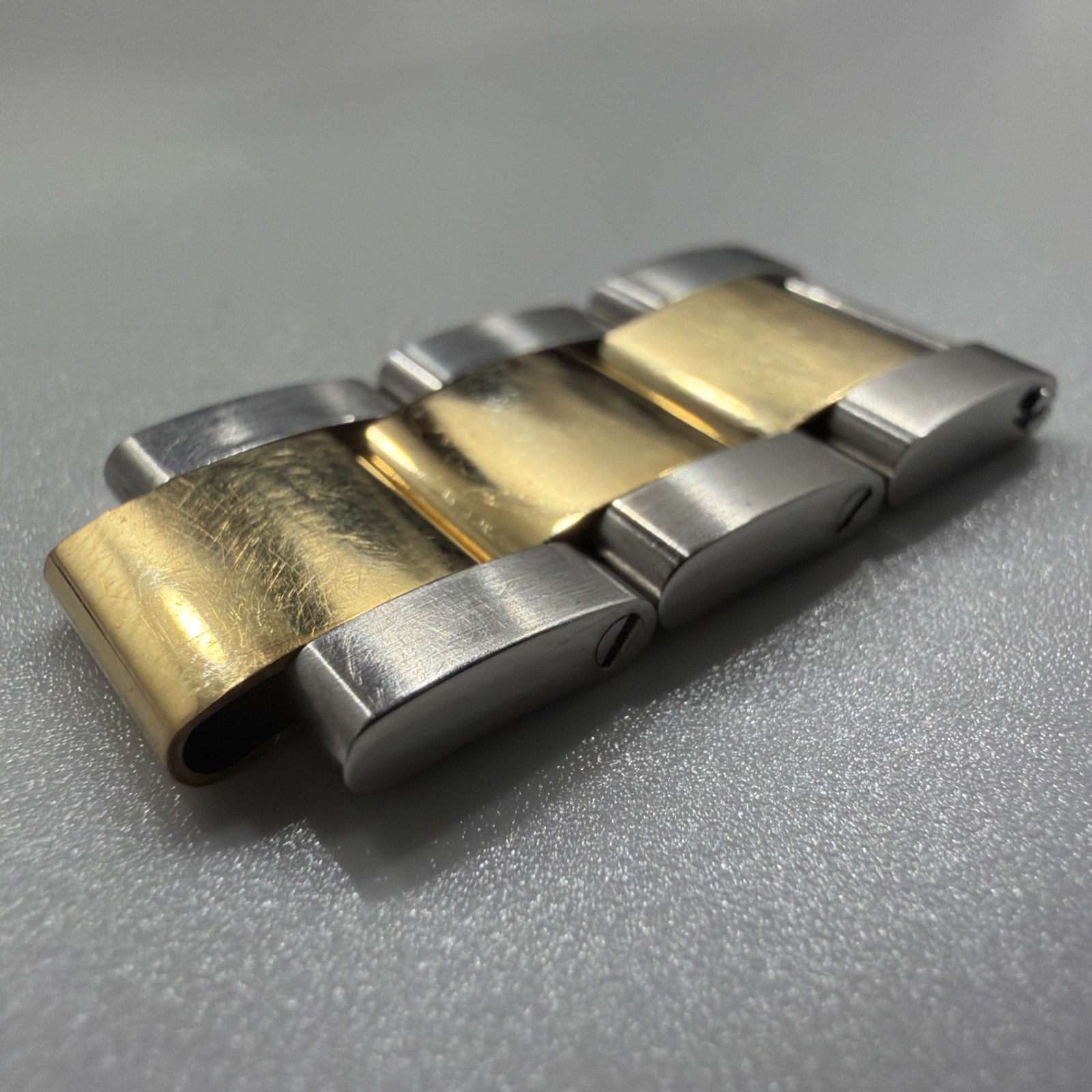 Rolex Oyster Link Steel and Gold Size 15.5mm x 1