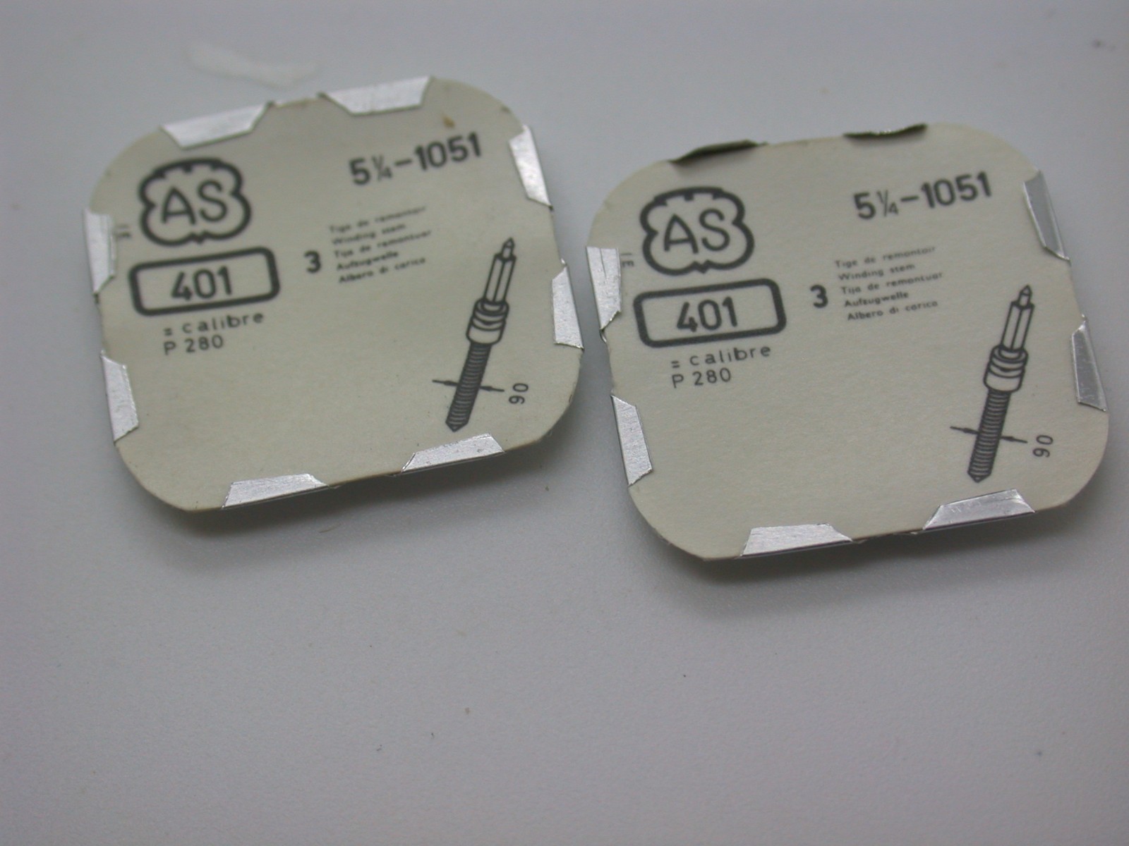 AS (A Schild) Winding Stem Part #401 Calibre 954 – 1736 Watch Repair Part New