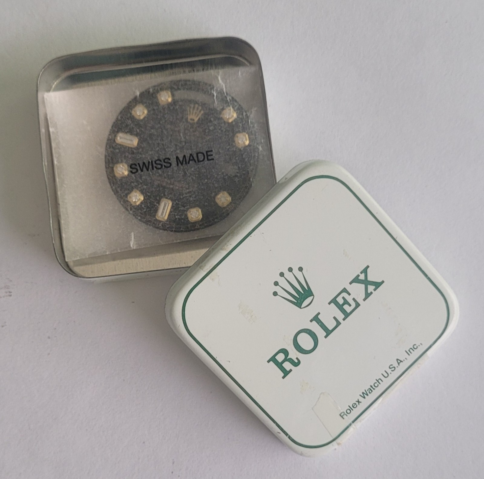 Rolex 100% original Black Factory larger 8+2 diamond dial 118238,18238, Beauty!