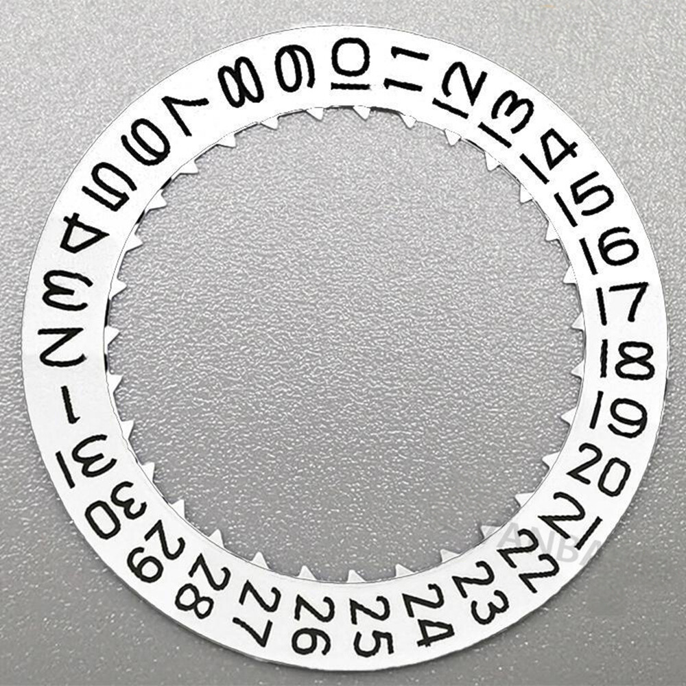 White Date Disk Wheel for Miyota 9015 Date At 3/6 Movement Japan Made