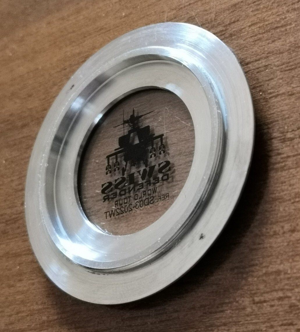 FONDELLO Swiss Defender World Tour (Only Caseback)-Vintage-Ricambi-Spare Parts